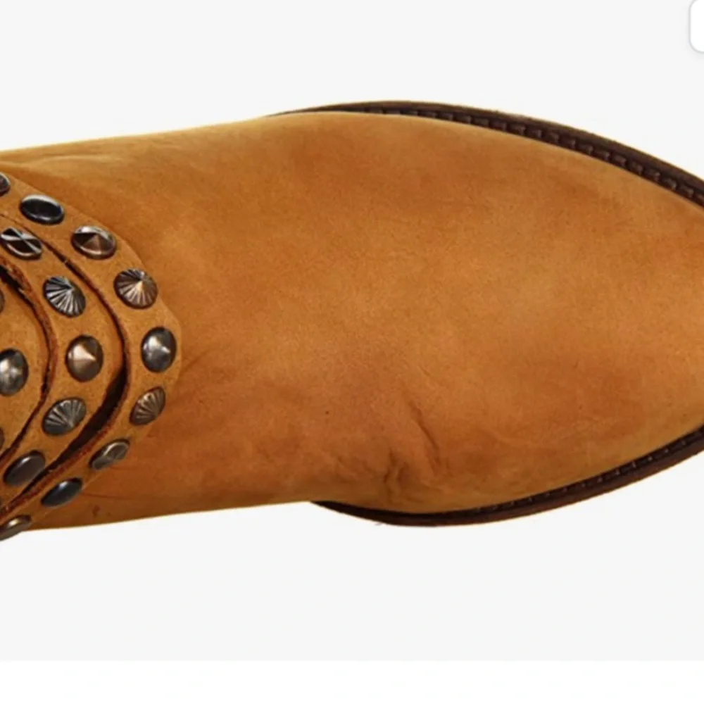 Steven By Steve Madden Smoken Knee High Boots Women Color Cognac Size 6